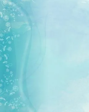 Abstract background design, blue, flower Stock Illustration
