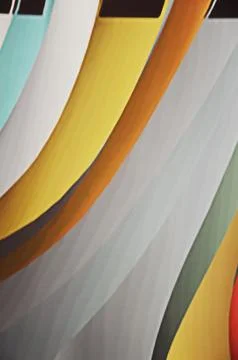 Abstract background for design - brown, gray, green diagonal stripes, lines. Foto stock