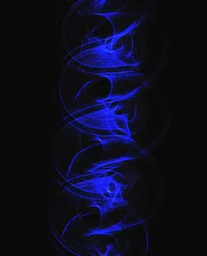 Abstract background for design, circular lines on a black background Stock Illustration