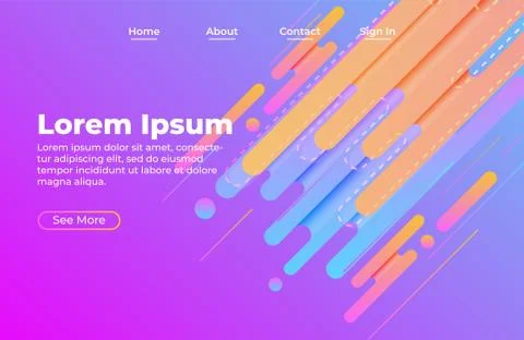 Abstract background design with dynamic wavy shapes. Background template Stock Illustration