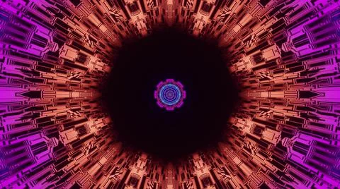 Abstract background design with futuristic patterns and cool lights Stock Illustration