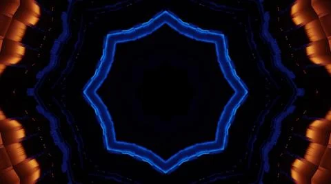 Abstract background design with futuristic patterns and cool lights Stock Illustration