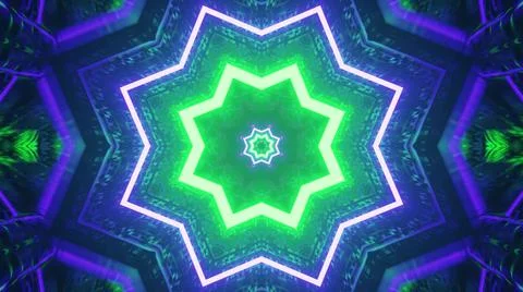 Abstract background design with futuristic patterns and cool lights Stock Illustration