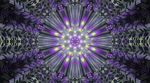 Abstract background design with futuristic patterns and cool purple lights Stock Illustration