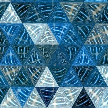 Abstract background design, geometric lines angles shapes in white and blue l Stock Illustration