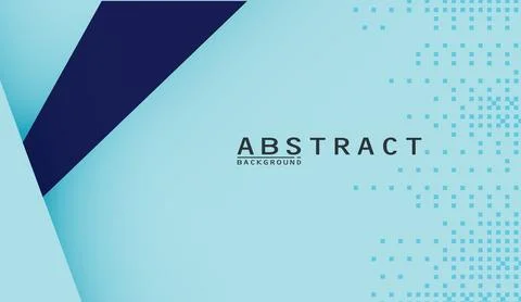 Abstract background design with geometric shapes and blue colors for modern Stock Illustration