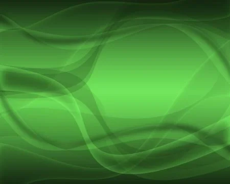 Abstract background design, green wave Stock Illustration