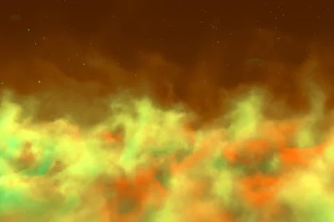 Abstract background design illustration of magic clouds concept with lights Stock Illustration