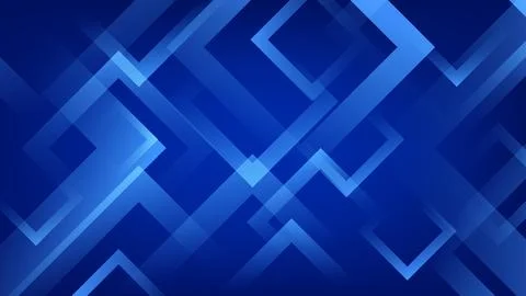 Abstract background design with overlapping geometric shapes in blue creati.. Illustrazione stock