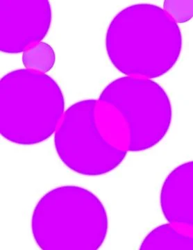 Abstract background for design, purple balloons on white background Stock Illustration