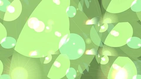 Abstract Background Design with Soft Green and Light Effects Illustrazione stock
