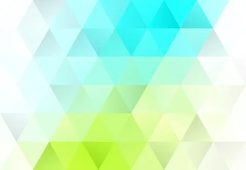 Abstract background design, vector eco green turquoise polygonal elements for Stock Illustration