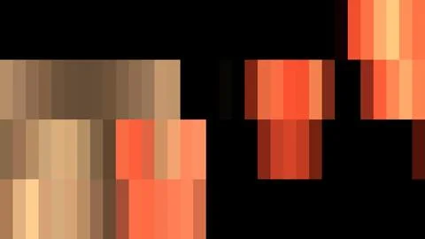 Abstract background design with warm colors and pixelated effect. Ilustración de archivo