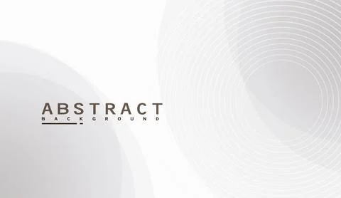 Abstract background design with white and gray geometric shapes fluid waves and Stock Illustration