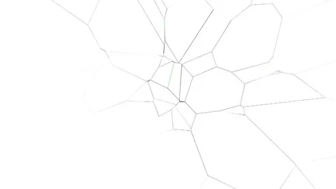 Abstract background with the destruction of the wall. Green screen Stock Footage 83959850