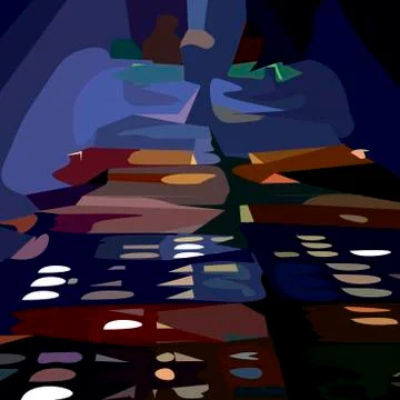 Abstract background from details, vector Stock Illustration