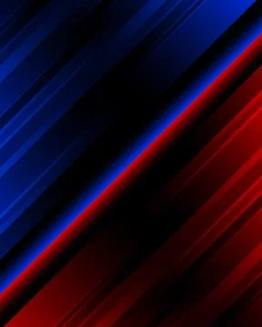 Abstract background with diagonal blue and red stripes divided by glowing n.. Stock Illustration