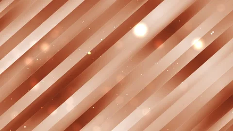 Abstract background of diagonal, brown gradient lines with blurred white circles Stock Footage 285101047
