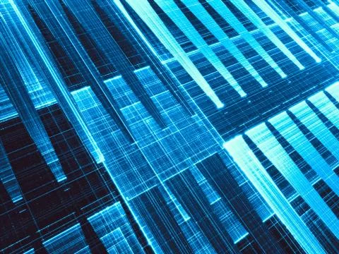 Abstract background with diagonal grid - digitally generated image Stock Illustration