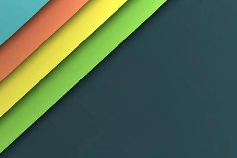 Abstract Background With Diagonal Layers with Vibrant Colors Stock Illustration