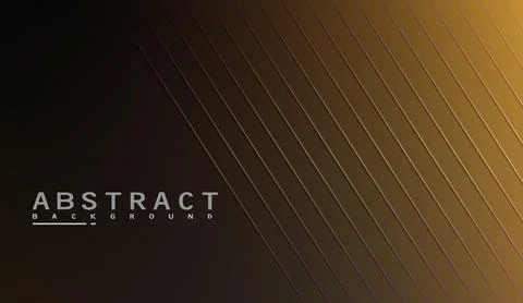 Abstract background with diagonal lines and golden gradient elements for modern Illustrazione stock
