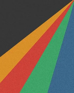 Abstract background with diagonal stripes in black yellow red green and blu.. Stock Illustration