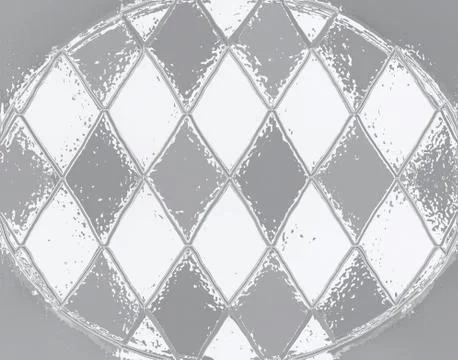 Abstract background with diamond shapes in gray and white Stock Illustration