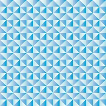 Abstract background with diamond shapes in various shades of blue Stock Illustration