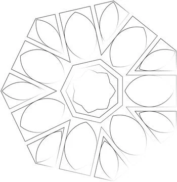 Abstract background with different colours and elements 스톡 일러스트