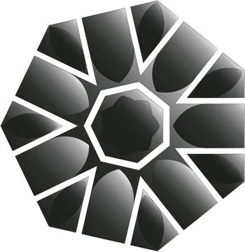 Abstract background with different colours and elements Stockillustratie