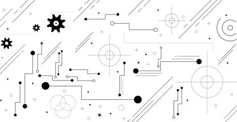 Abstract background of different geometric shapes - Vector Stock Illustration