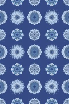 Abstract background with different patterns for fabrics, decoration and other Stock Illustration