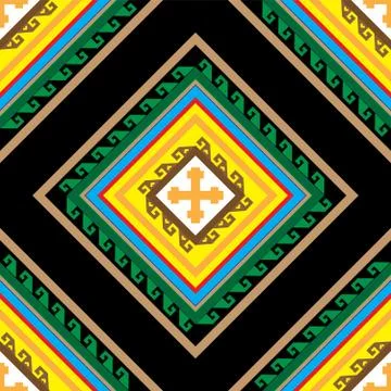 Abstract background with different patterns for fabrics, decoration and other Stock Illustration