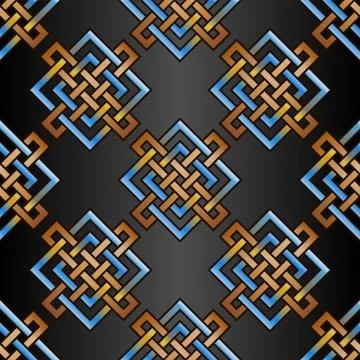 Abstract background with different patterns for fabrics, decoration and other Stock Illustration