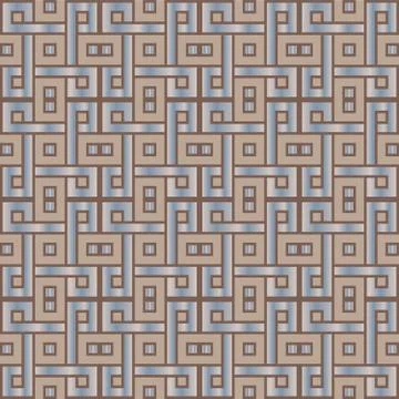 Abstract background with different patterns for fabrics, decoration and other Stock Illustration