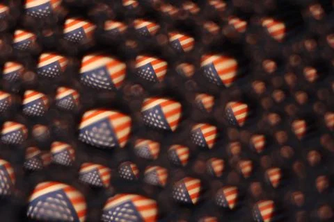 Abstract background different rare pomp colors flag lights Stock Photos