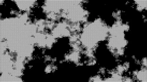 Abstract Background Digital Camouflage With Dots Version B19 Stock Footage 127469861