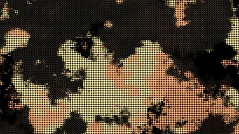 Abstract Background Digital Camouflage With Dots Version B11 Stock Footage 127469887