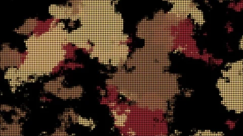 Abstract Background Digital Camouflage With Dots Version B4 Stock Footage 127473328