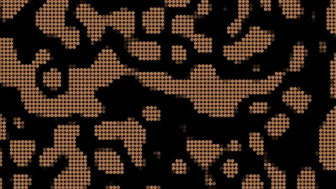 Abstract Background Digital Camouflage With Dots Version C3 Stock Footage 127560397