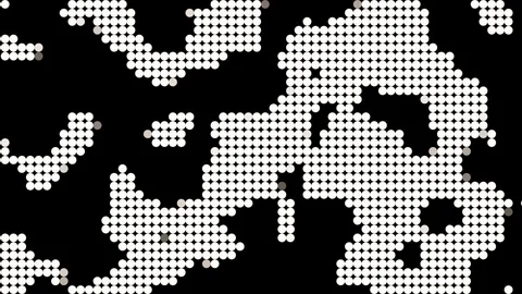 Abstract Background Digital Camouflage With Dots Version C2 Stock Footage 127590033