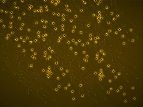 Abstract background with digital circuit board, technology texture. Electroni 스톡 일러스트