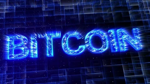 Abstract background, digital cryptocurrency, finance, asset, virtual, blockchain Stock Footage 336443167