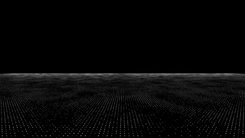 Abstract Background Digital Cyberspace with Particles Concept Video stock 341462078
