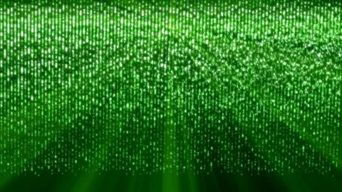 Abstract background, digital data, green matrix イラスト素材