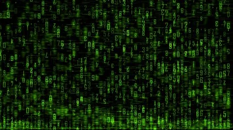 Abstract background, digital data matrix Illustrazione stock