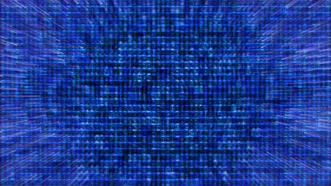 Abstract background, digital data matrix Stock Illustration