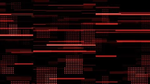 Abstract background with digital data technology graphic grid seamless loop.. Stock Illustration