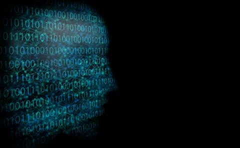 Abstract background like digital networking illustration in dark background Stock Photos
