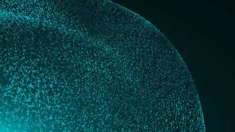 Abstract background with digital numbers. 3d rendering Stock Illustration